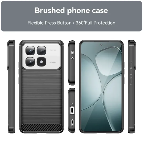 FLEXI TPU Ochranný kryt Xiaomi 14T Pro čierny