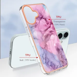 IMD MARBLE Ochranný kryt pre Apple iPhone 16 Plus PINK