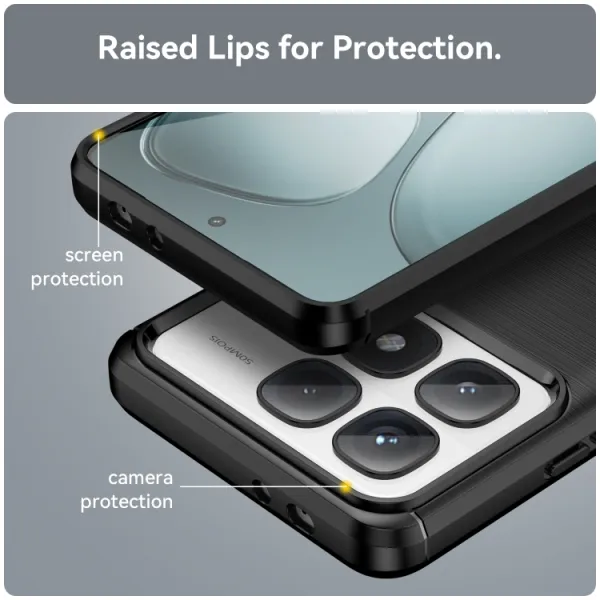 FLEXI TPU Ochranný kryt Xiaomi 14T Pro čierny
