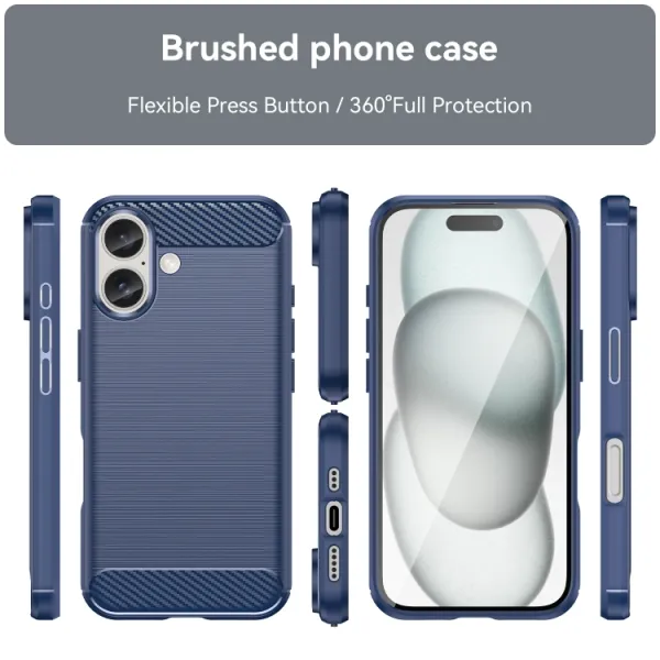 FLEXI TPU Ochranný kryt Apple iPhone 16 Plus modrý