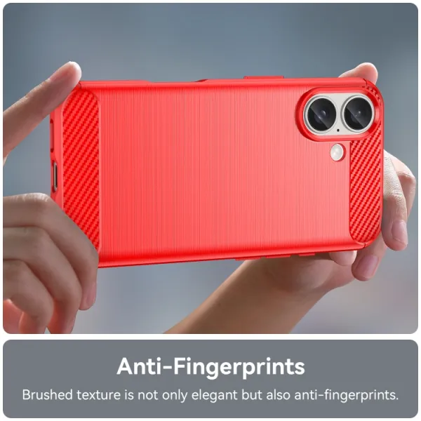 FLEXI TPU Ochranný kryt Apple iPhone 16 Plus červený