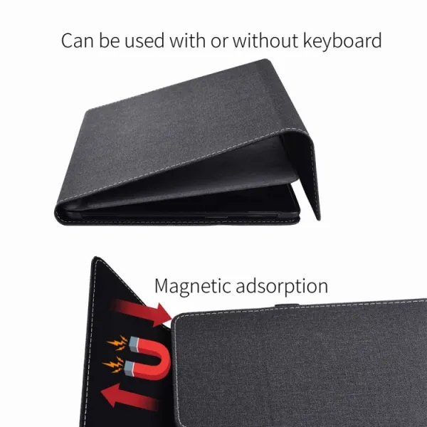 CLEVER Zaklápací obal pre Microsoft Surface Pro 10 čierny