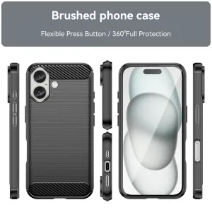 FLEXI TPU Ochranný kryt Apple iPhone 16 Plus čierny