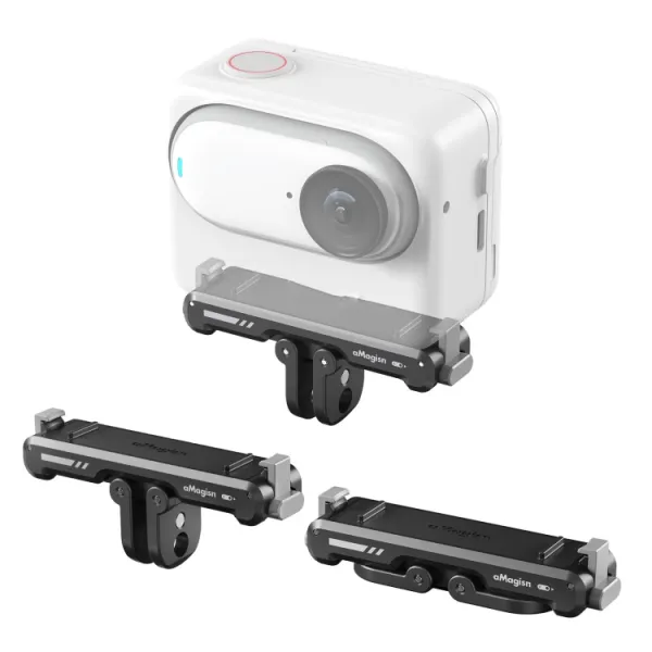 aMAGISN Rýchloupínací magnetický držiak Insta360 GO 3 / Insta360 GO 3S čierny