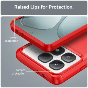 FLEXI TPU Ochranný kryt Xiaomi 14T Pro červený