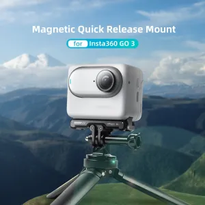 aMAGISN Rýchloupínací magnetický držiak Insta360 GO 3 / Insta360 GO 3S čierny