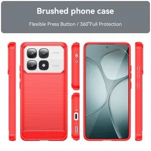 FLEXI TPU Ochranný kryt Xiaomi 14T Pro červený
