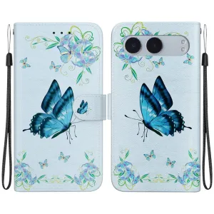 ART Peňaženkový kryt pre OnePlus Nord 4 5G BLUE PANSIES