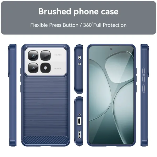 FLEXI TPU Ochranný kryt Xiaomi 14T Pro modrý