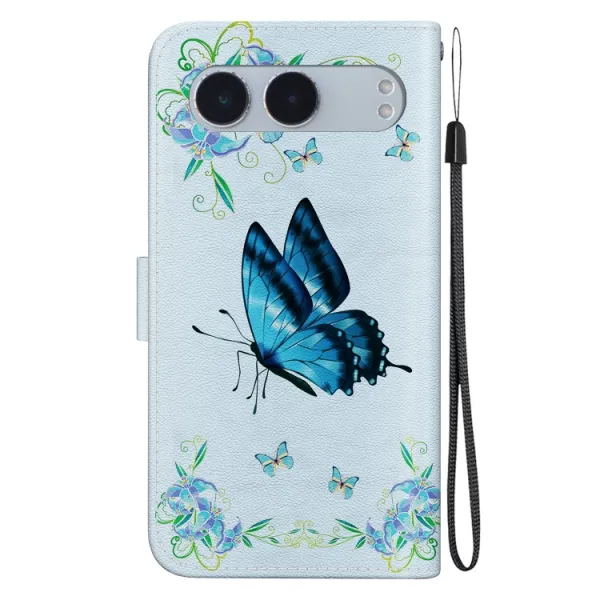 ART Peňaženkový kryt pre OnePlus Nord 4 5G BLUE PANSIES