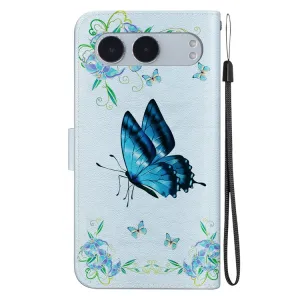 ART Peňaženkový kryt pre OnePlus Nord 4 5G BLUE PANSIES