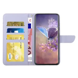ART BLOSSOM Peňaženkový obal pre Honor Magic7 Lite 5G fialový