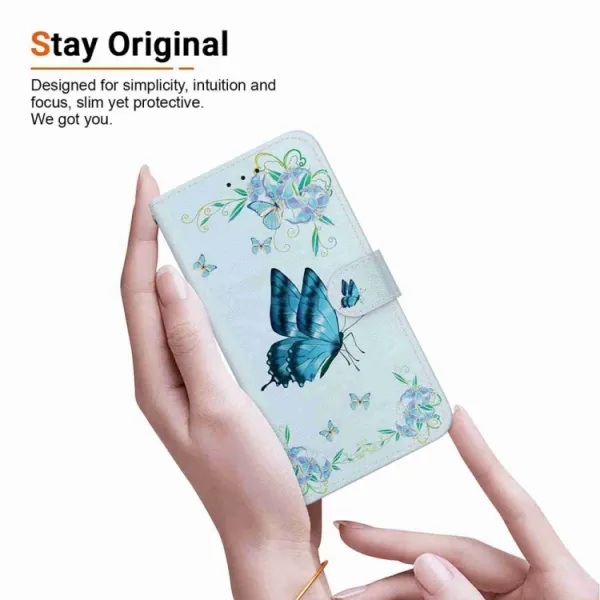 ART Peňaženkový kryt pre OnePlus Nord 4 5G BLUE PANSIES
