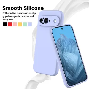 RUBBER Ochranný kryt pre Google Pixel 9 fialový