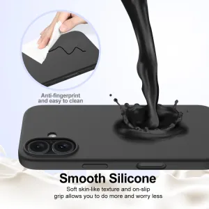 RUBBER MAGSAFE Silikónový kryt pre Apple iPhone 16 Plus čierny