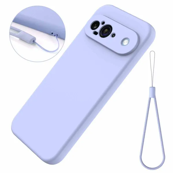 RUBBER Ochranný kryt pre Google Pixel 9 fialový