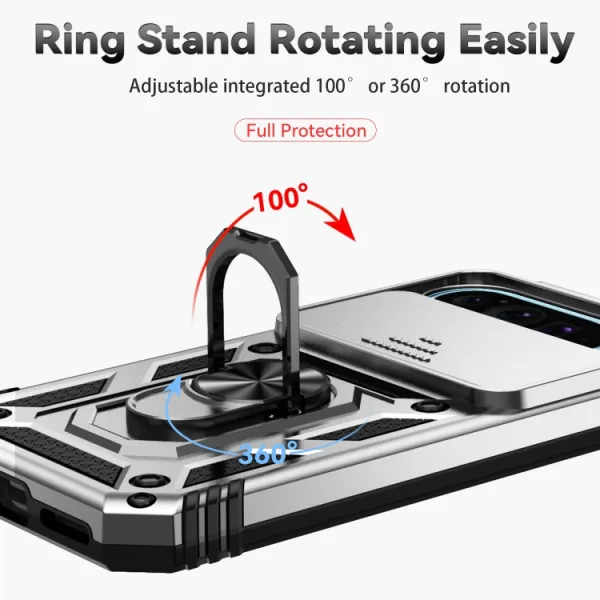 RING CAMERA Kryt s držiakom pre Google Pixel 9 strieborný