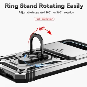 RING CAMERA Kryt s držiakom pre Google Pixel 9 strieborný