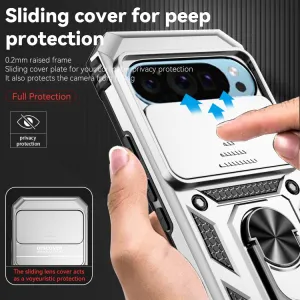 RING CAMERA Kryt s držiakom pre Google Pixel 9 strieborný