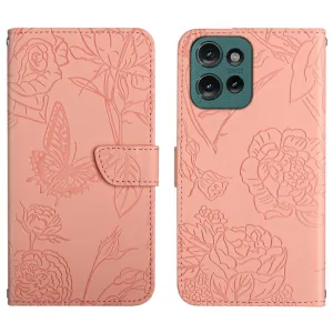 ART BLOSSOM Peňaženkový obal pre Motorola Edge 50 ružový