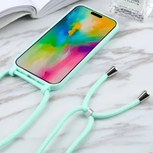 ROPE Kryt so šnúrkou Apple iPhone 16 Plus mentolový
