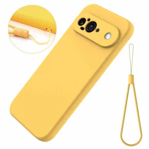 RUBBER Ochranný kryt pre Google Pixel 9 žltý