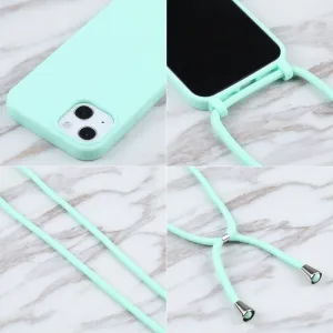 ROPE Kryt so šnúrkou Apple iPhone 16 Plus mentolový