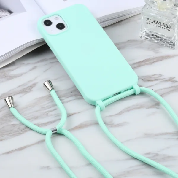 ROPE Kryt so šnúrkou Apple iPhone 16 Plus mentolový