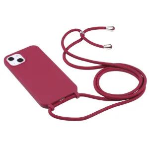 ROPE Kryt so šnúrkou Apple iPhone 16 Plus bordový