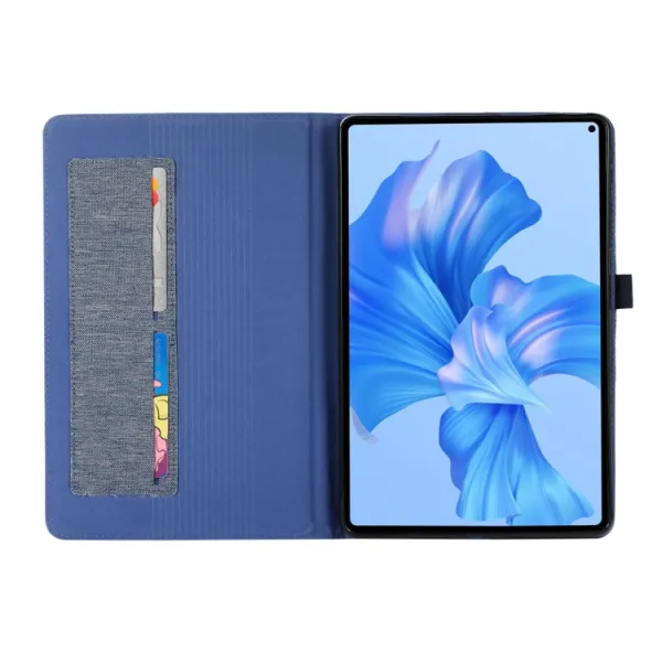 FABRIC Zaklápací kryt pre Xiaomi Redmi Pad SE 8.7 modrý
