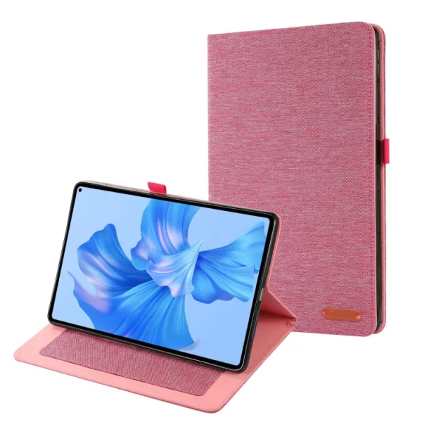 FABRIC Zaklápací kryt pre Xiaomi Redmi Pad SE 8.7 ružový