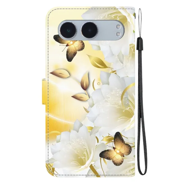 ART Peňaženkový kryt pre OnePlus Nord 4 5G GOLD BUTTERFLY