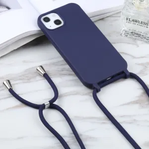 ROPE Kryt so šnúrkou Apple iPhone 16 Plus modrý