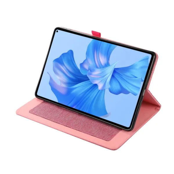 FABRIC Zaklápací kryt pre Xiaomi Redmi Pad SE 8.7 ružový