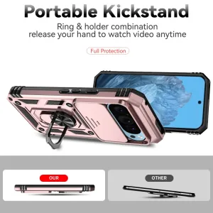 RING CAMERA Kryt s držiakom pre Google Pixel 9 ružový