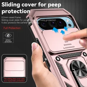 RING CAMERA Kryt s držiakom pre Google Pixel 9 ružový