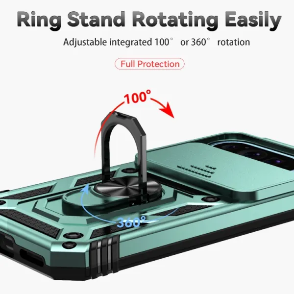 RING CAMERA Kryt s držiakom pre Google Pixel 9 zelený