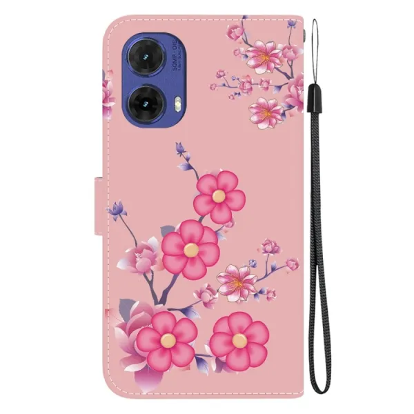 ART Peňaženkový kryt pre Motorola Moto G85 5G CHERRY BLOSSOM