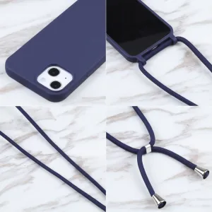 ROPE Kryt so šnúrkou Apple iPhone 16 Pro Max modrý