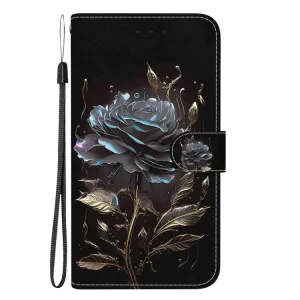 ART Peňaženkový kryt pre Motorola Moto G85 5G BLACK ROSE