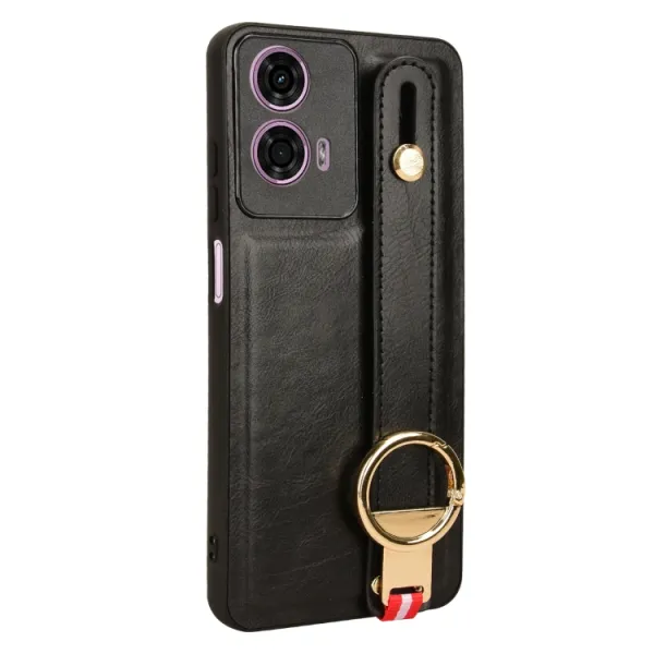 HANDY Ochranný kryt s držiakom Motorola Moto E14 čierny
