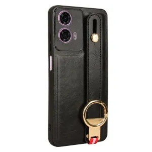 HANDY Ochranný kryt s držiakom Motorola Moto E14 čierny