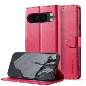 IMEEKE Peňaženkový obal pre Google Pixel 9 / Pixel 9 Pro ružový