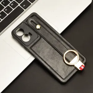 HANDY Ochranný kryt s držiakom Motorola Moto E14 čierny
