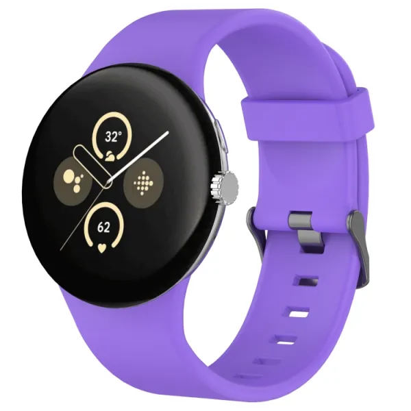 SILICONE Vymeniteľný remienok pre Google Pixel Watch 4 45mm / Pixel Watch 3 45mm fialový