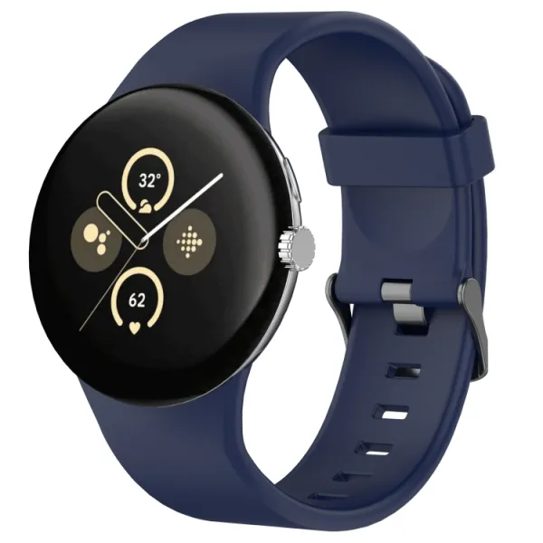 SILICONE Vymeniteľný remienok pre Google Pixel Watch 4 45mm / Pixel Watch 3 45mm tmavomodrý