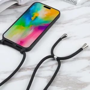 ROPE Kryt so šnúrkou Apple iPhone 16 Plus čierny
