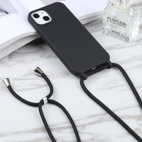 ROPE Kryt so šnúrkou Apple iPhone 16 Pro Max čierny