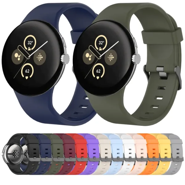 SILICONE Vymeniteľný remienok pre Google Pixel Watch 4 45mm / Pixel Watch 3 45mm biely