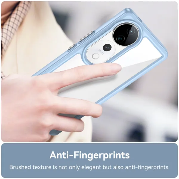 CRYSTAL Ochranný obal pre Vivo V40 5G modrý